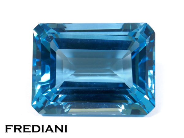 Topaze bleue rectangulaire