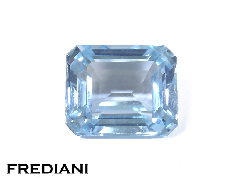 Topaze bleue rectangulaire