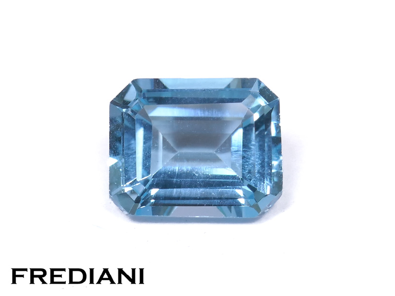 Topaze bleue rectangulaire