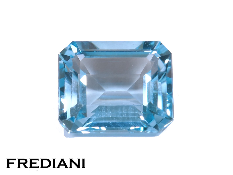 Topaze bleue rectangulaire