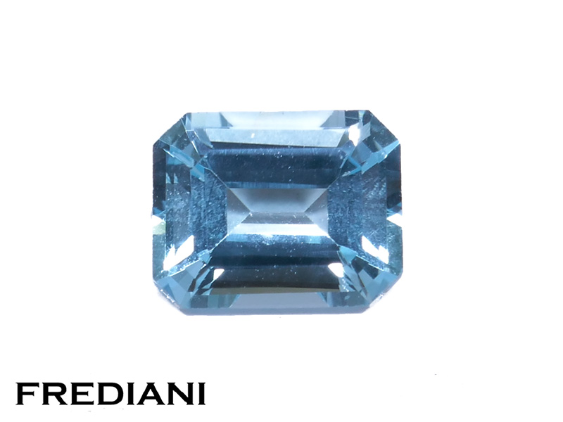 Topaze bleue rectangulaire