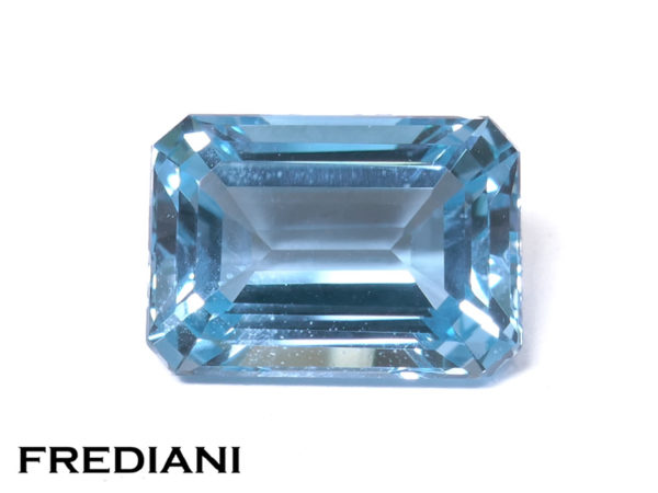 Topaze bleue rectangulaire