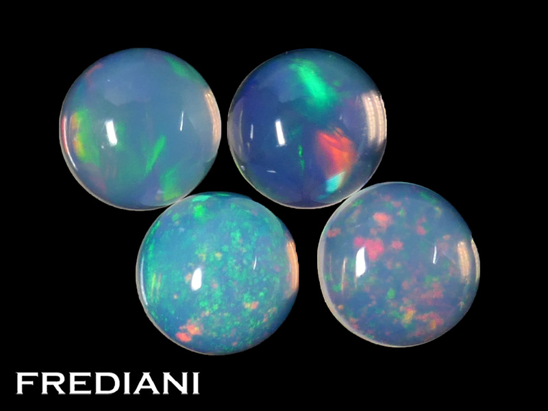 Lot d'opales rondes naturelles