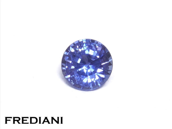 Saphir bleu rond