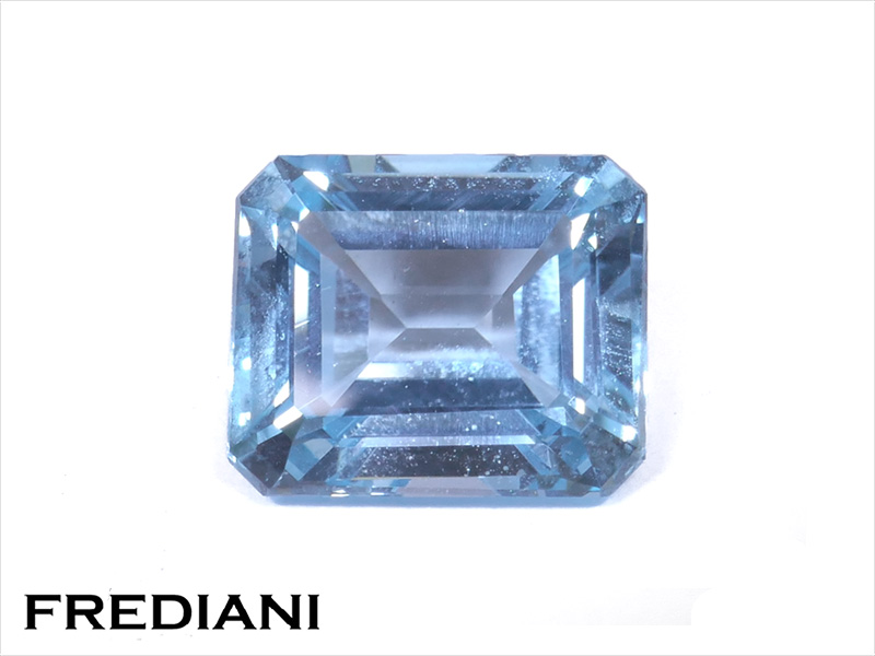 Topaze bleue rectangulaire
