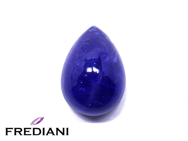 Tanzanite poire cabochon