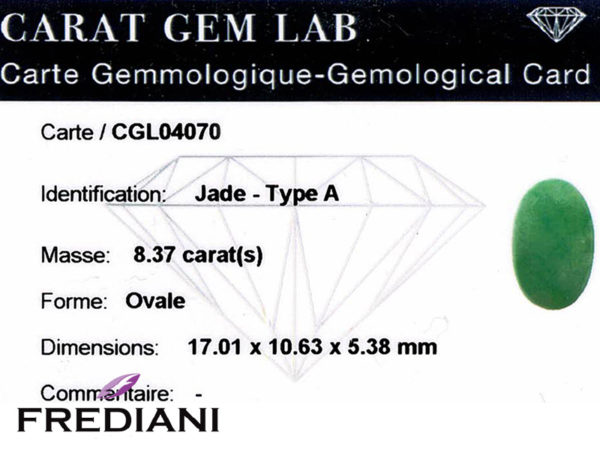 Certificat jade