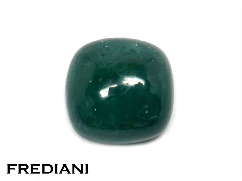 Tourmaline verte/bleue cabochon naturelle