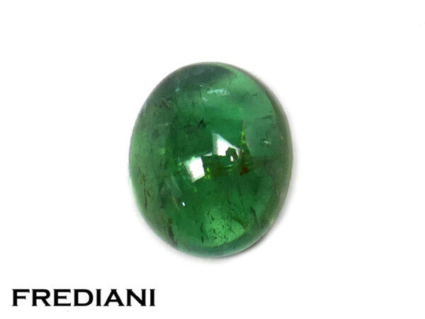 Tourmaline verte cabochon naturelle