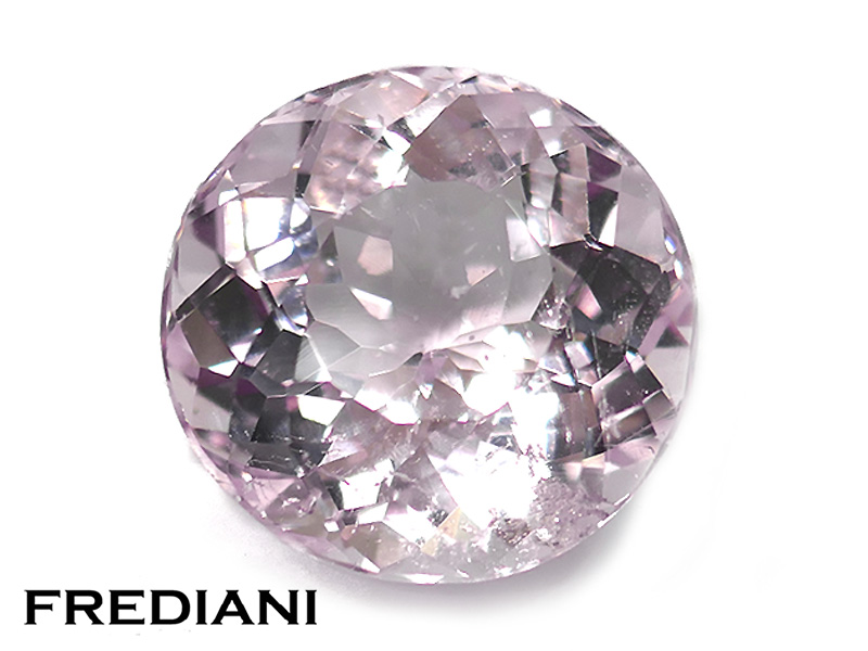 Béryl rose "morganite" rond naturel