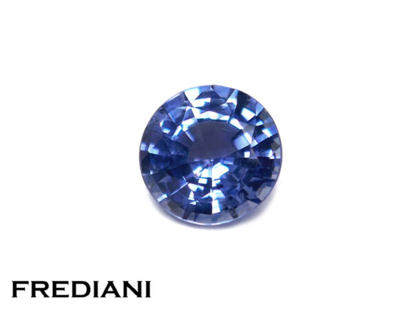 Saphir bleu rond