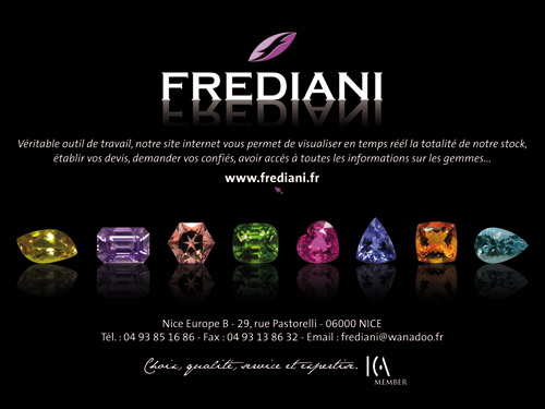 FREDIANI- pierres precieuses