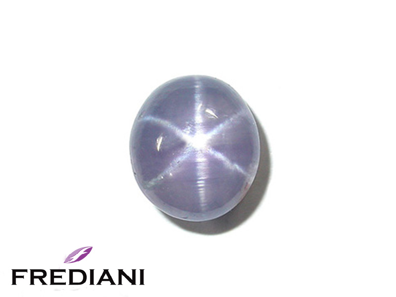 Saphir violet étoilé naturel