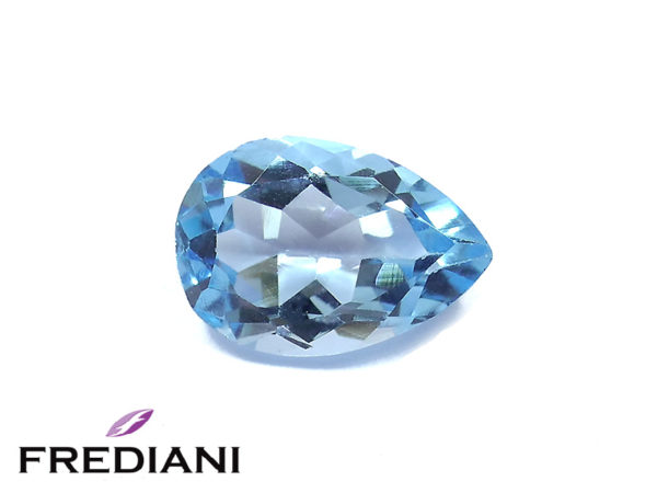 Topaze bleue poire