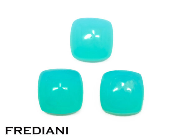 Lot d'opales bleues coussins cabochons naturelles