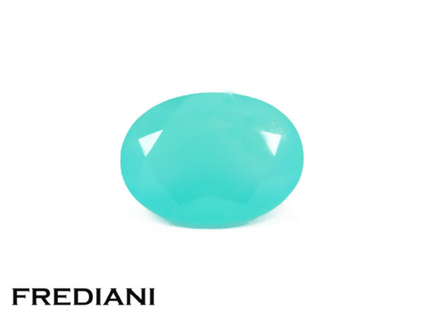 Opale bleue ovale naturelle