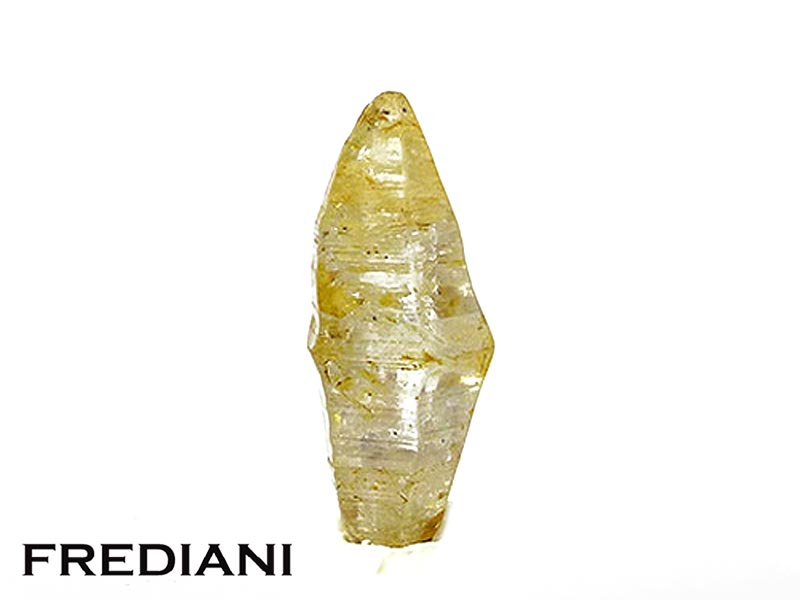 Cristal de saphir jaune naturel