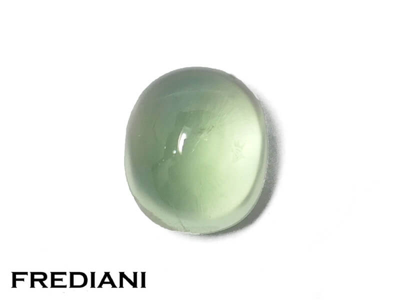 Préhnite ovale cabochon naturelle