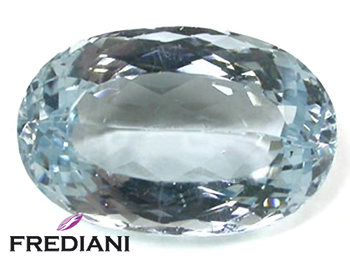 Topaze bleue ovale naturelle 330x210 de 86.42 carats