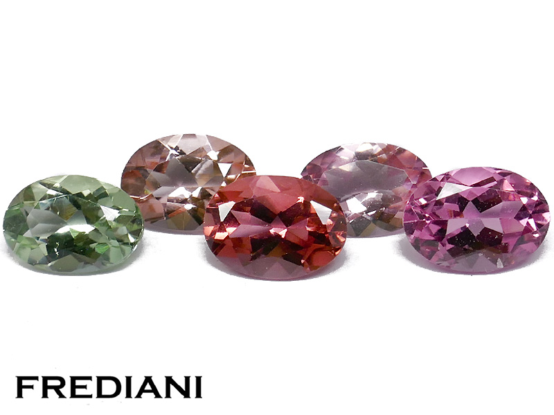 Lot de tourmalines ovales naturelles