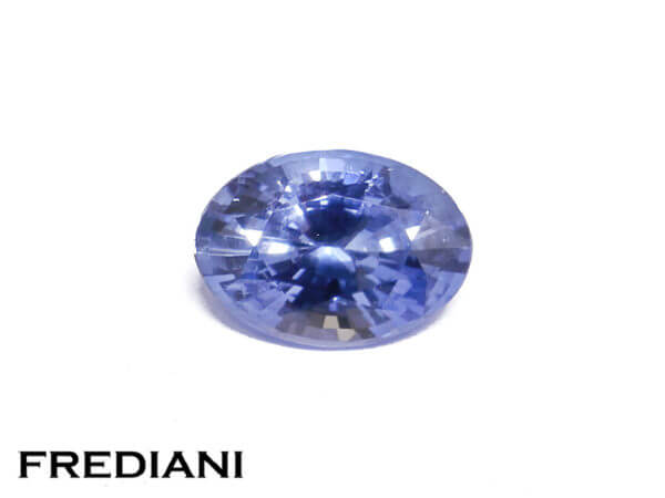 saphir ceylan bleu ovale