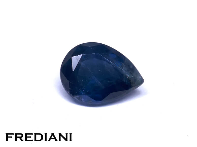 Saphir bleu poire