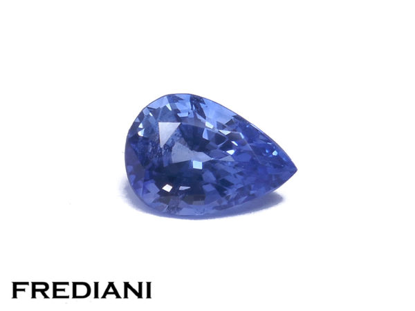 saphir bleu poire ceylan