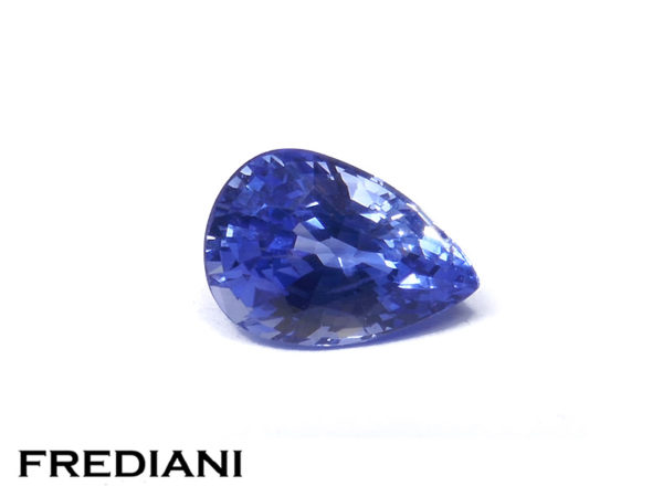 saphir bleu poire ceylan