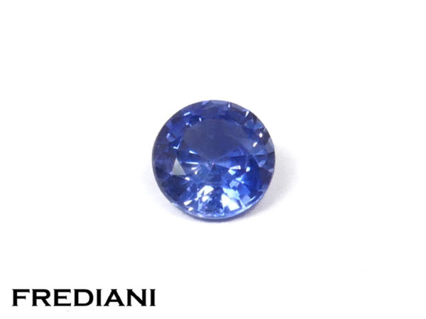Saphir bleu rond