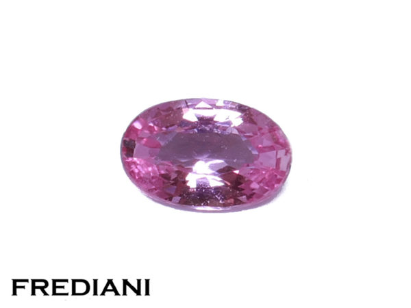 Saphir rose ceylan ovale