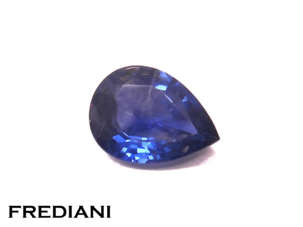 Saphir bleu poire