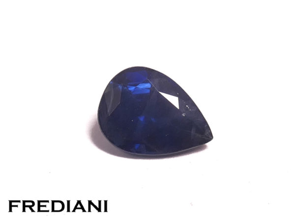 Saphir bleu poire