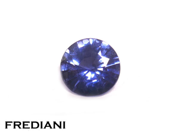 Saphir bleu rond