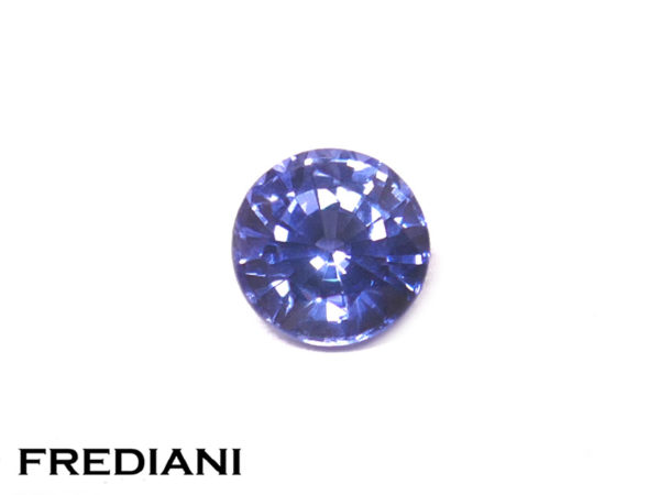 Saphir bleu rond