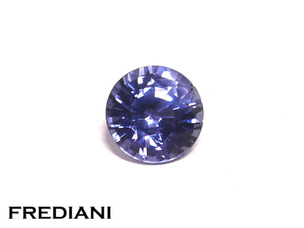 Saphir bleu rond