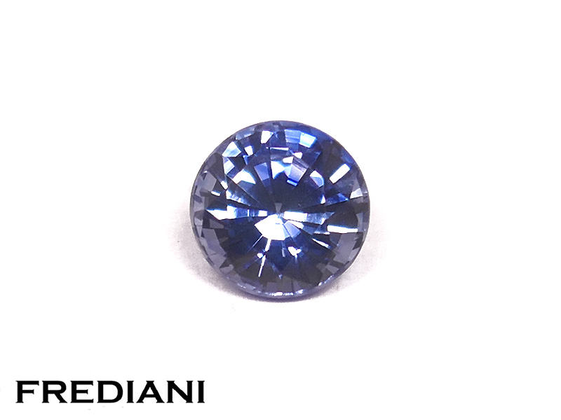 Saphir bleu rond
