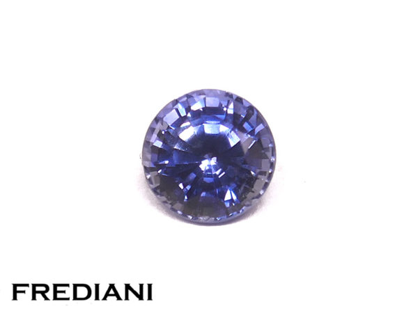 Saphir bleu rond