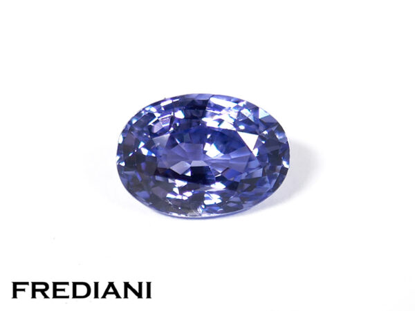 Saphir bleu ovale pas cher