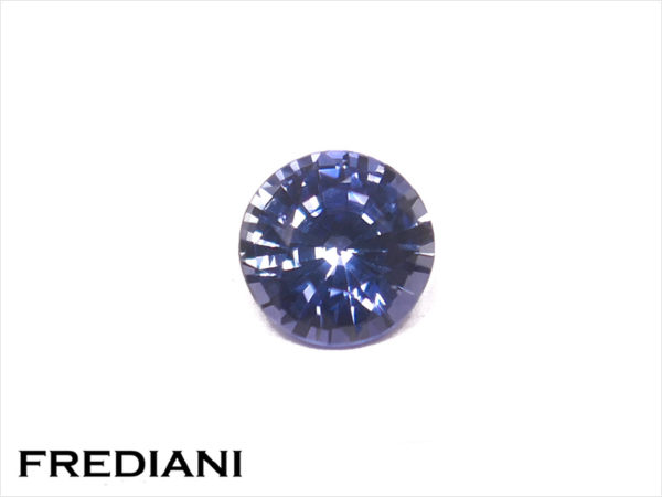 Saphir bleu rond