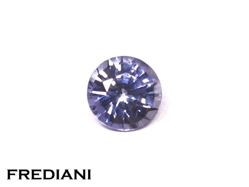 Saphir bleu rond