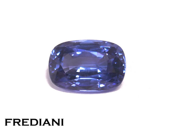 Saphir bleu coussin