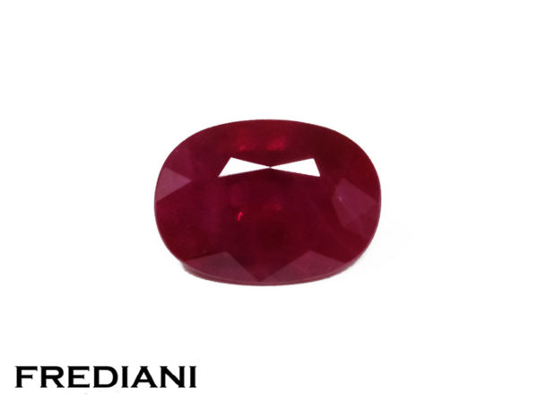 Rubis ovale certifié Birman 71x52 de 1.13 carat