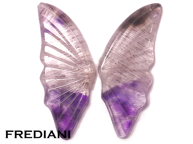 Papillon en quartz naturel