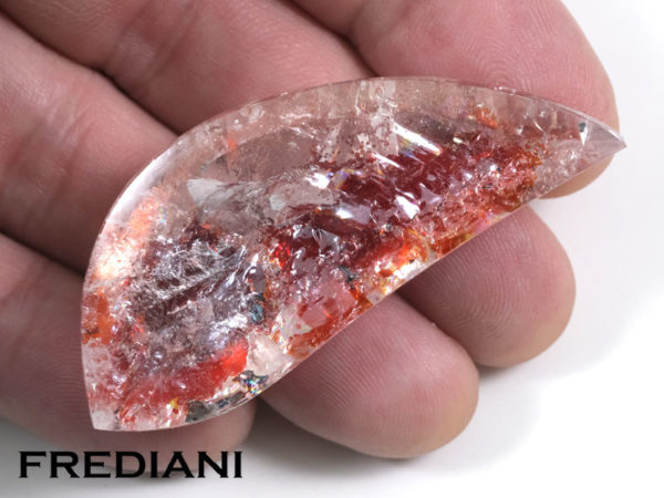 Quartz avec inclusions d'oxydes