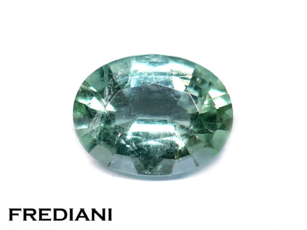 Tourmaline verte ovale naturelle