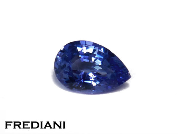 Saphir bleu poire