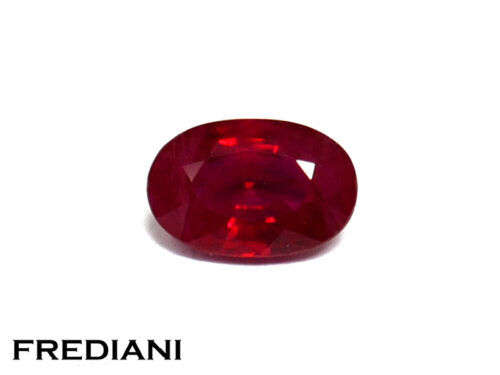 rubis birman avec certificat de laboratoire de gemmologie