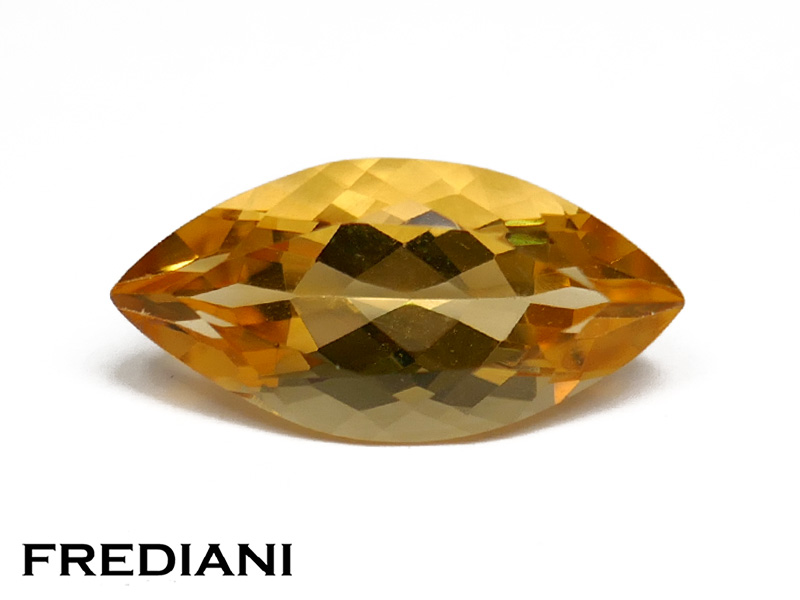 Citrine dorée navette