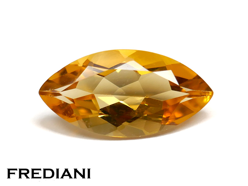 Citrine dorée navette