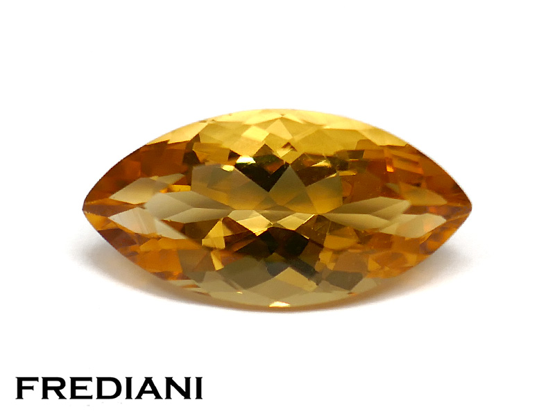 Citrine dorée navette